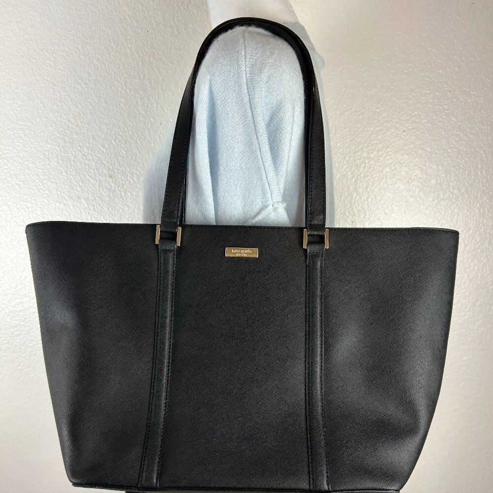 Kate Spade Tote Bag Newbury Lane Dally Large Saffiano  Leather Handbag Black